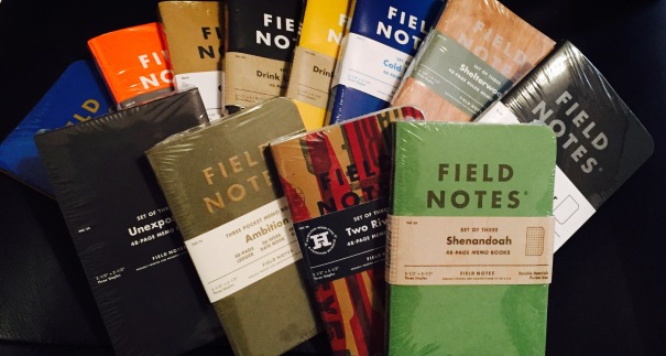 Various Sealed Field Notes